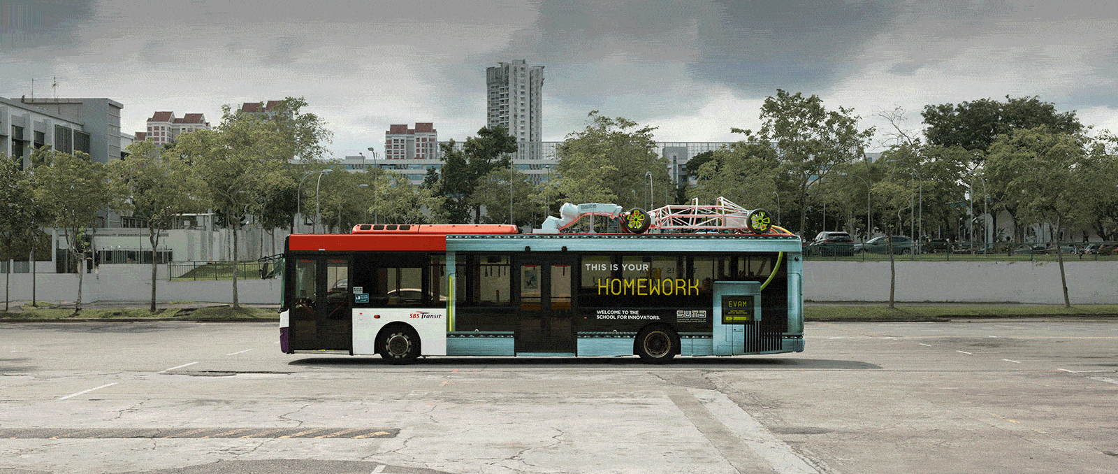 Singapore’s most complex 3D bus ads