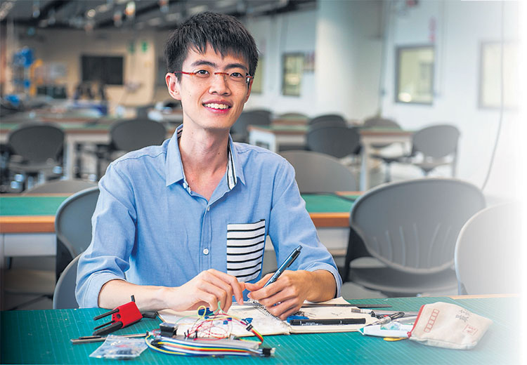 One of the pioneer batch of students at SUTD, Mr Lee intends to enrol in the PhD programme. PHOTO: NURIA LING