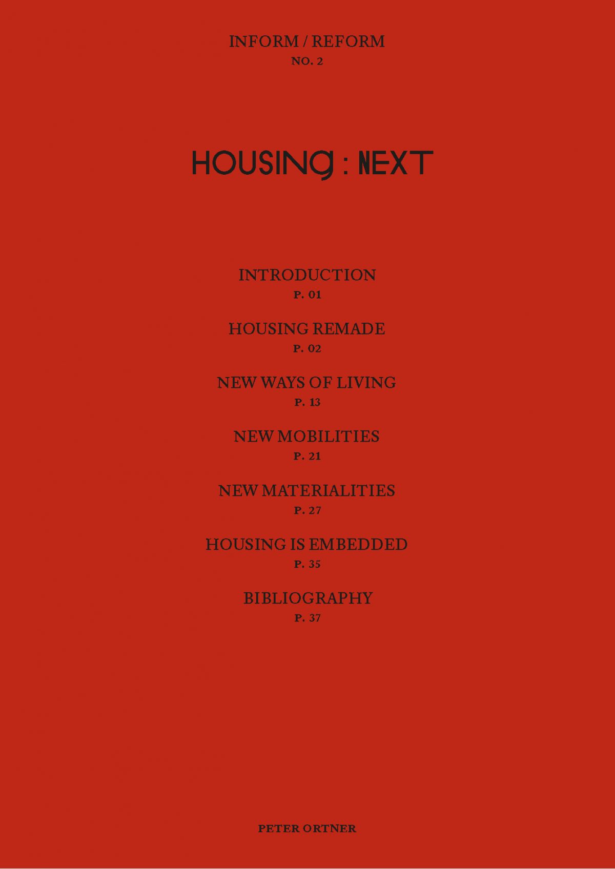 InformReform Series Issue No 2 Housing Next