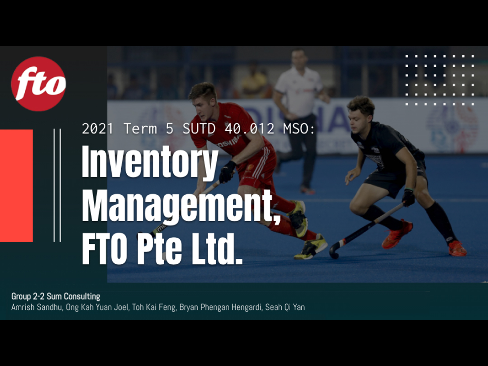 Assisting FTO One of Asias Leading Hockey Distributors with their Inventory Management Policies