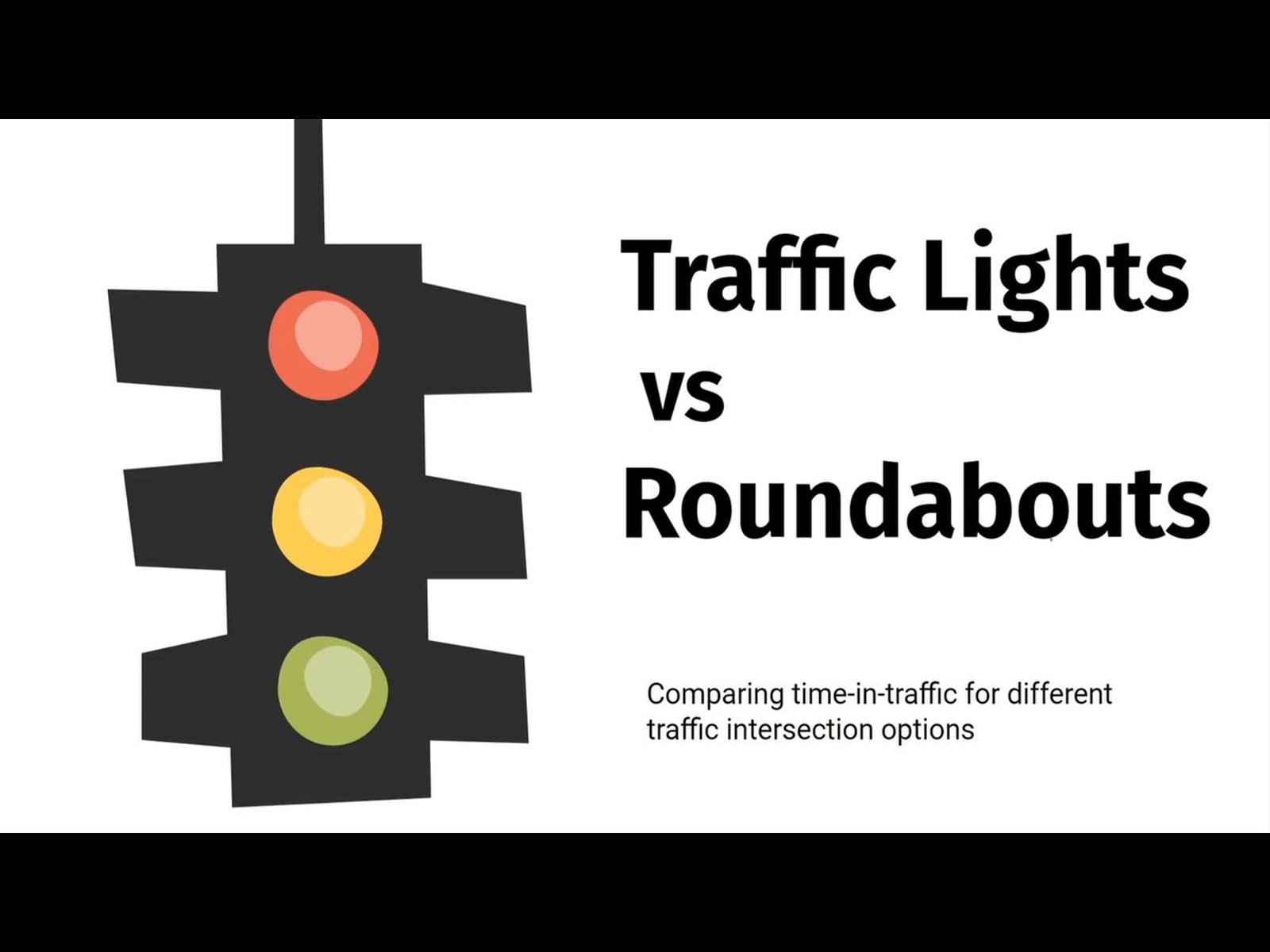 Traffic Lights vs Roundabouts