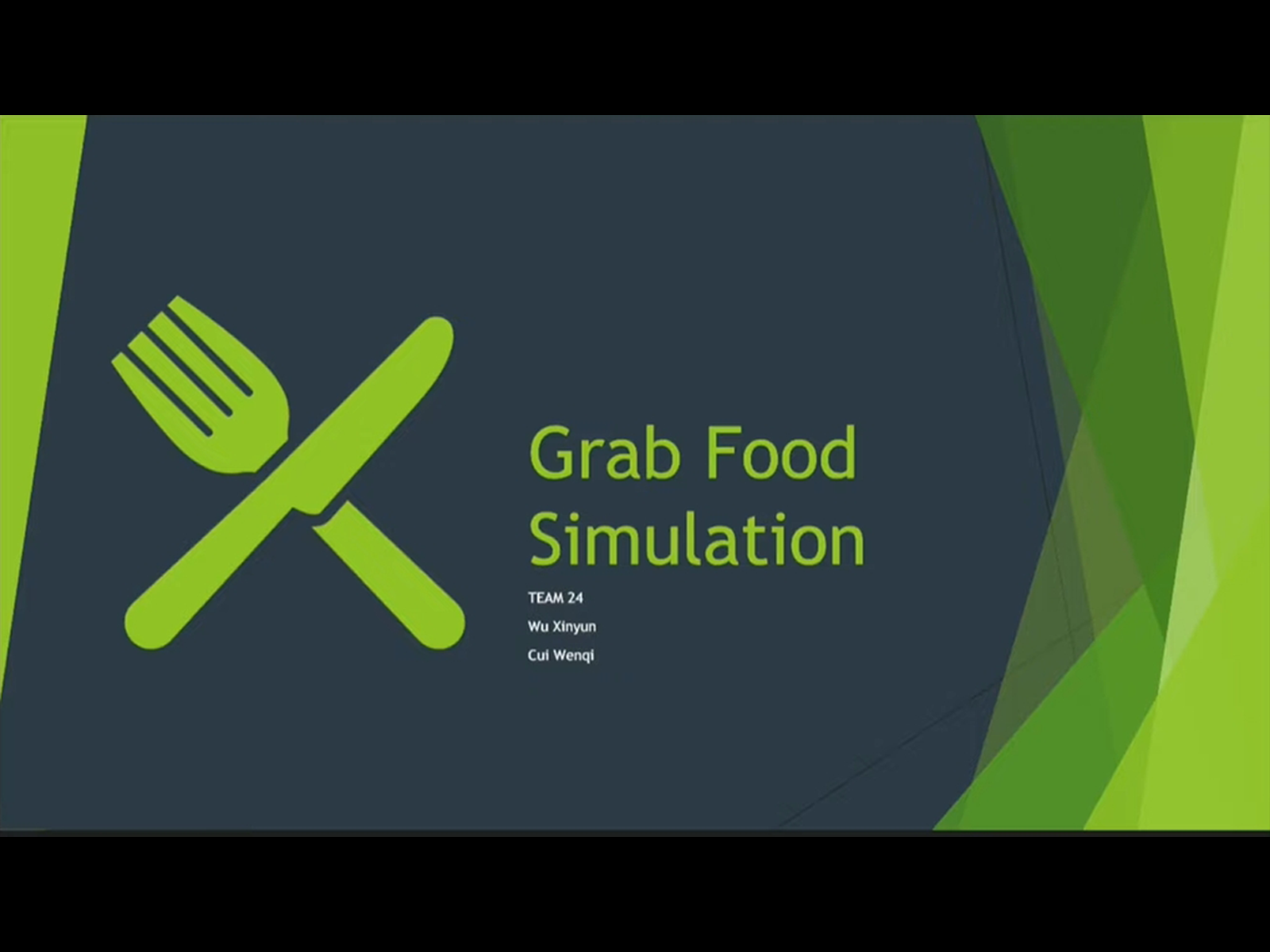 Grab Food Simulation