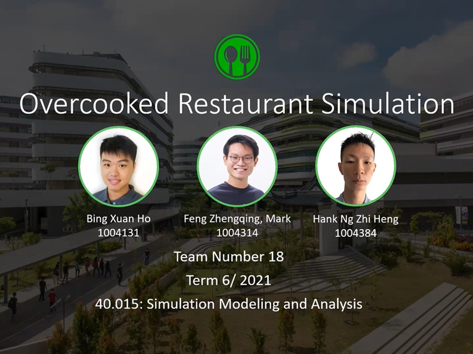 Overcooked Restaurant Simulation