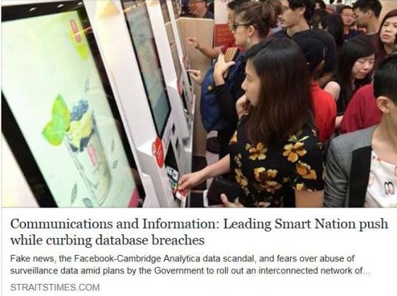 Communications and Information Leading Smart Nation push while curbing database breaches