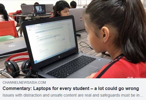 Commentary Laptops for every student  a lot could go wrong