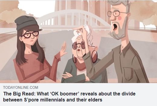 The Big Read What OK boomer reveals about the divide between Spore millennials and their elders