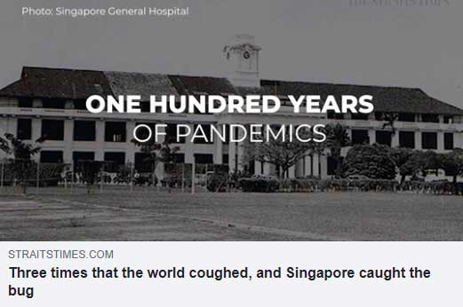 Three times that the world coughed and Singapore caught the bug