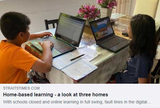 Home-based learning - a look at three homes