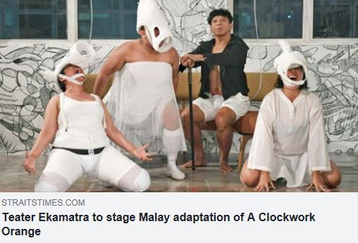 Teater Ekamatra to stage Malay adaptation of A Clockwork Orange