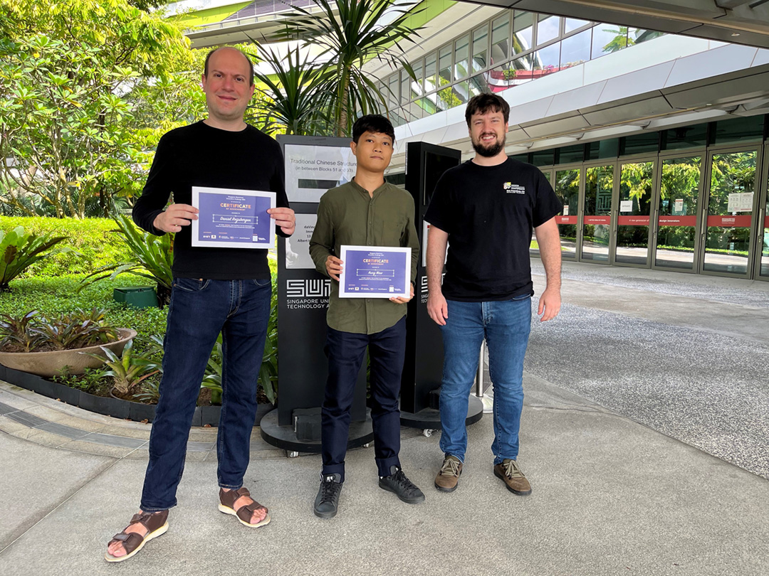 Congratulations to Research Team of Assistant Professor Dinh Tien Tuan Anh who won the First Prize Enthusiast Track of Singapore Blockchain Hackathon 2021 - Information Systems Technology and Design ISTD