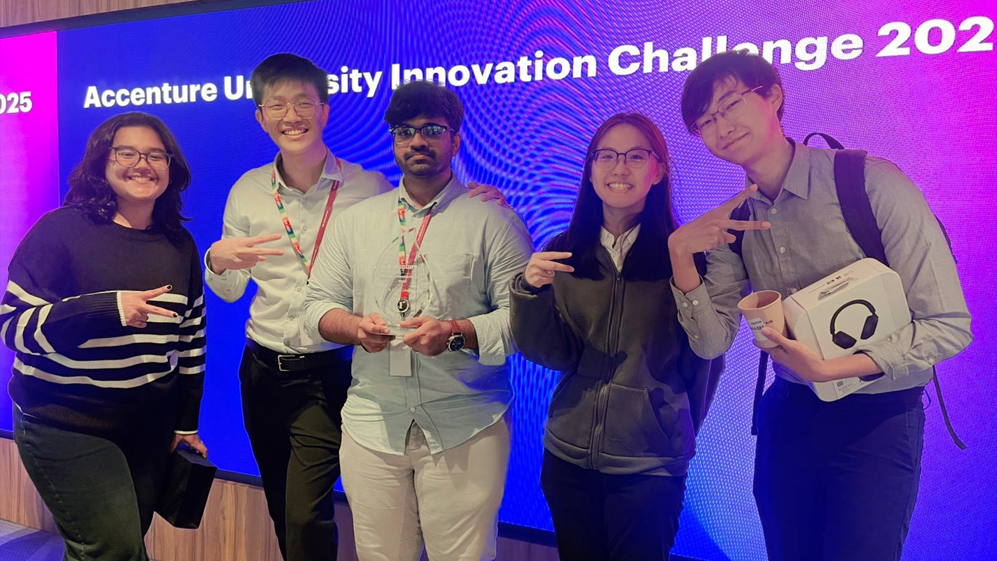 National first place in Accenture University Innovation Challenge 2025 Team HALeN