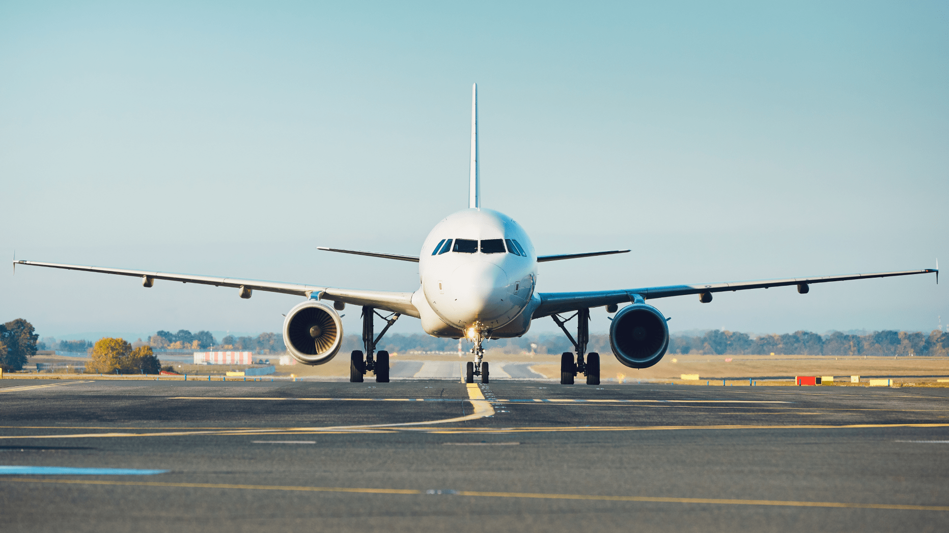 Airplane on runway