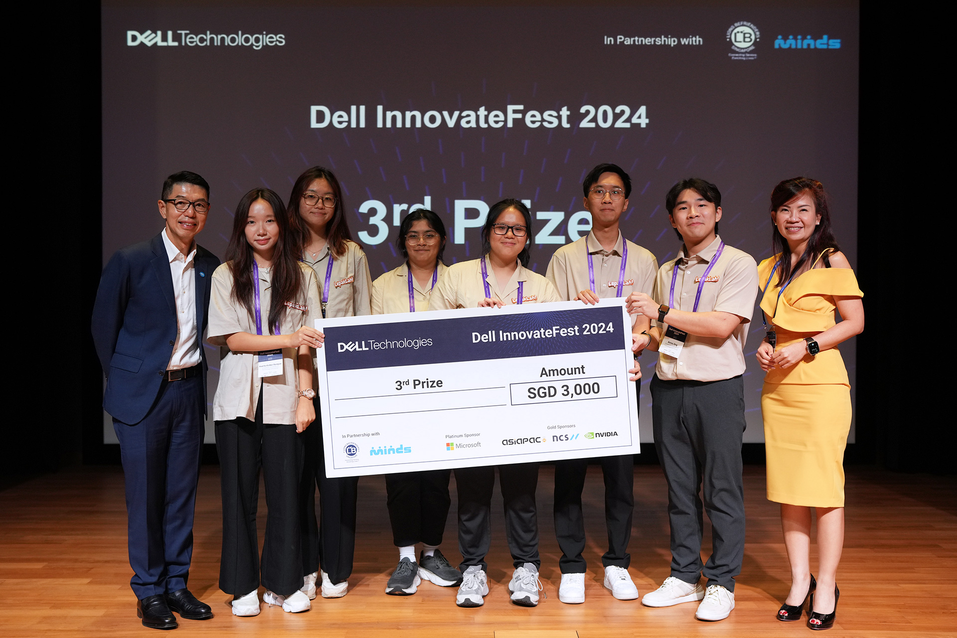 Congratulations to CSD Student Sng Wei Qi Amos and his team for winning 3rd Prize at Dell InnovateFest 2024